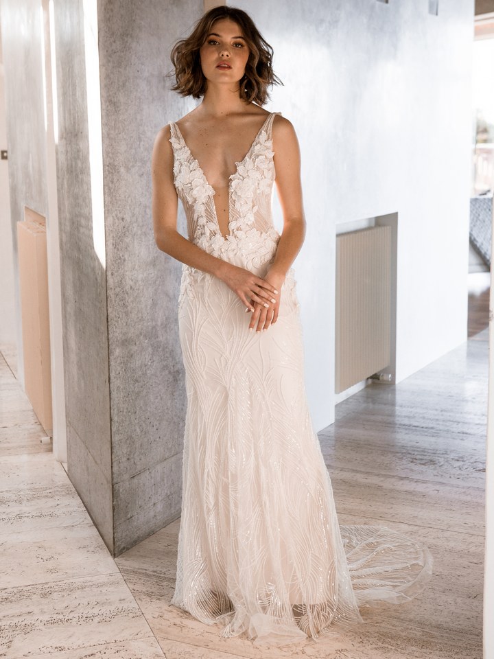 Santorini gown - bridal gown by Corston Couture