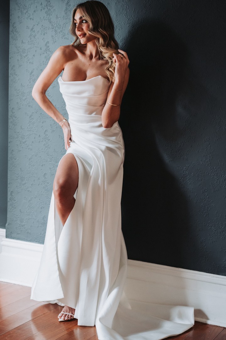 Kiss Me | wedding dress by Corston Couture
