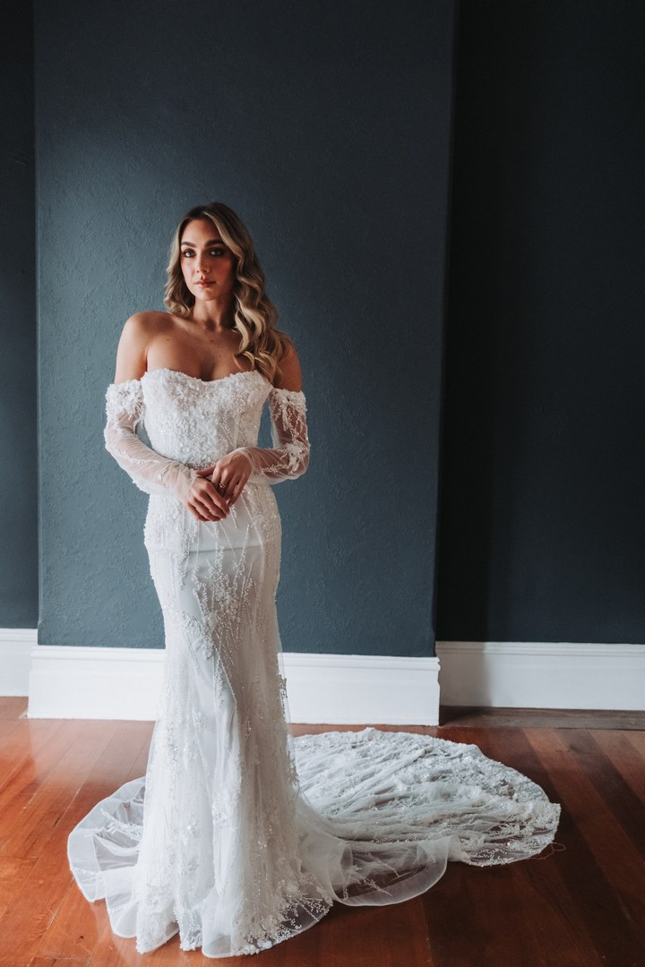 Winter Goddess | wedding dress by Corston Couture